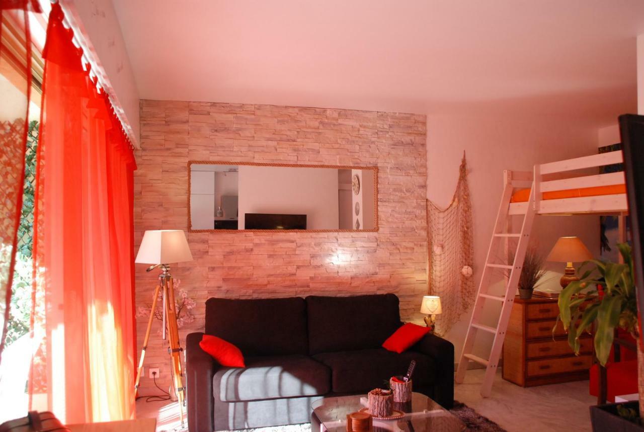 Studio - Juan Les Pins - Proximite Plages 앙티브 외부 사진